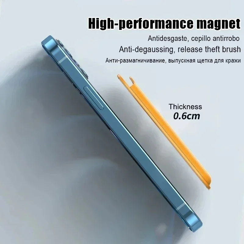 Luxury Magnetic Leather Wallet Case for Iphone 17/16/15/14/13/12 Pro Max - Card Holder Phone Bag Cover Accessory