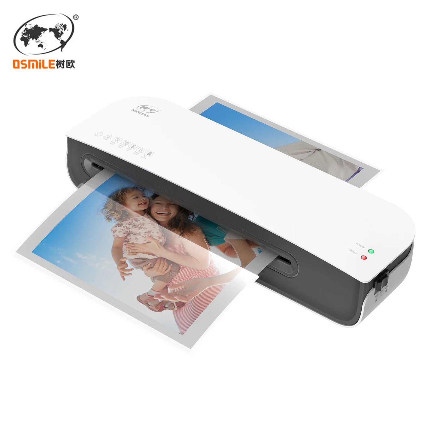 OSMILE SL289 Desktop Laminator Machine Set A4 Size Hot and Cold Lamination 2 Roller System 9 Inches Max Width for A4/A5/A6